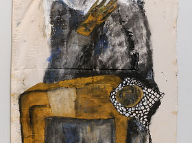 Industrial colors on canvas