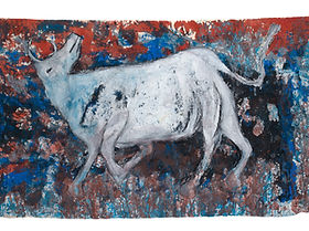 Mixed media on canvas