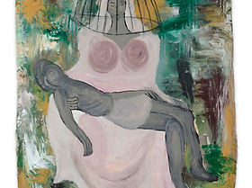 Mixed media on canvas