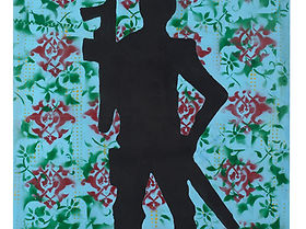 Mixed media on canvas