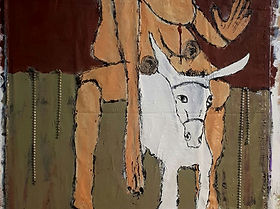 Industrial colors on canvas