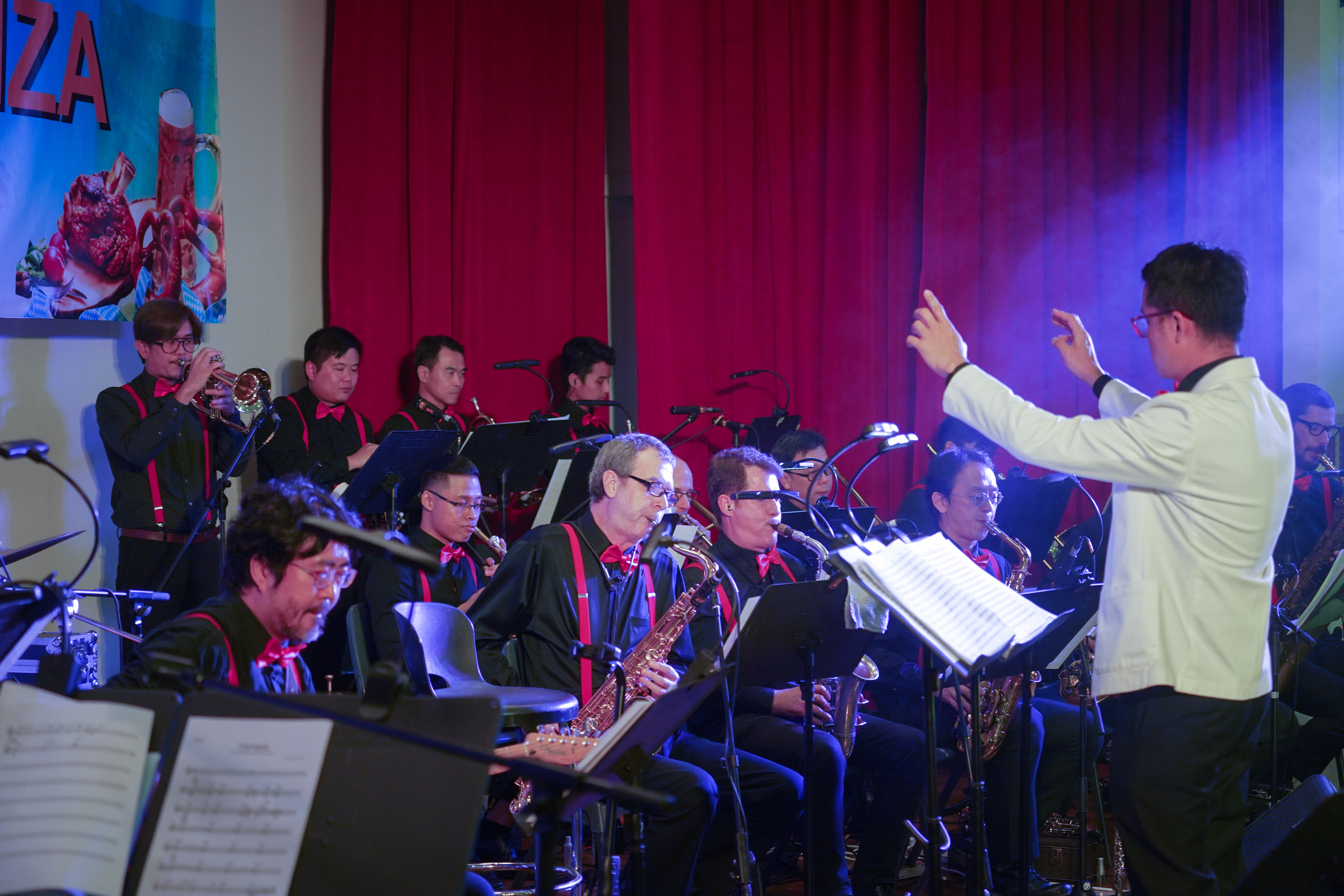 Jazz Association Singapore Orchestra performing