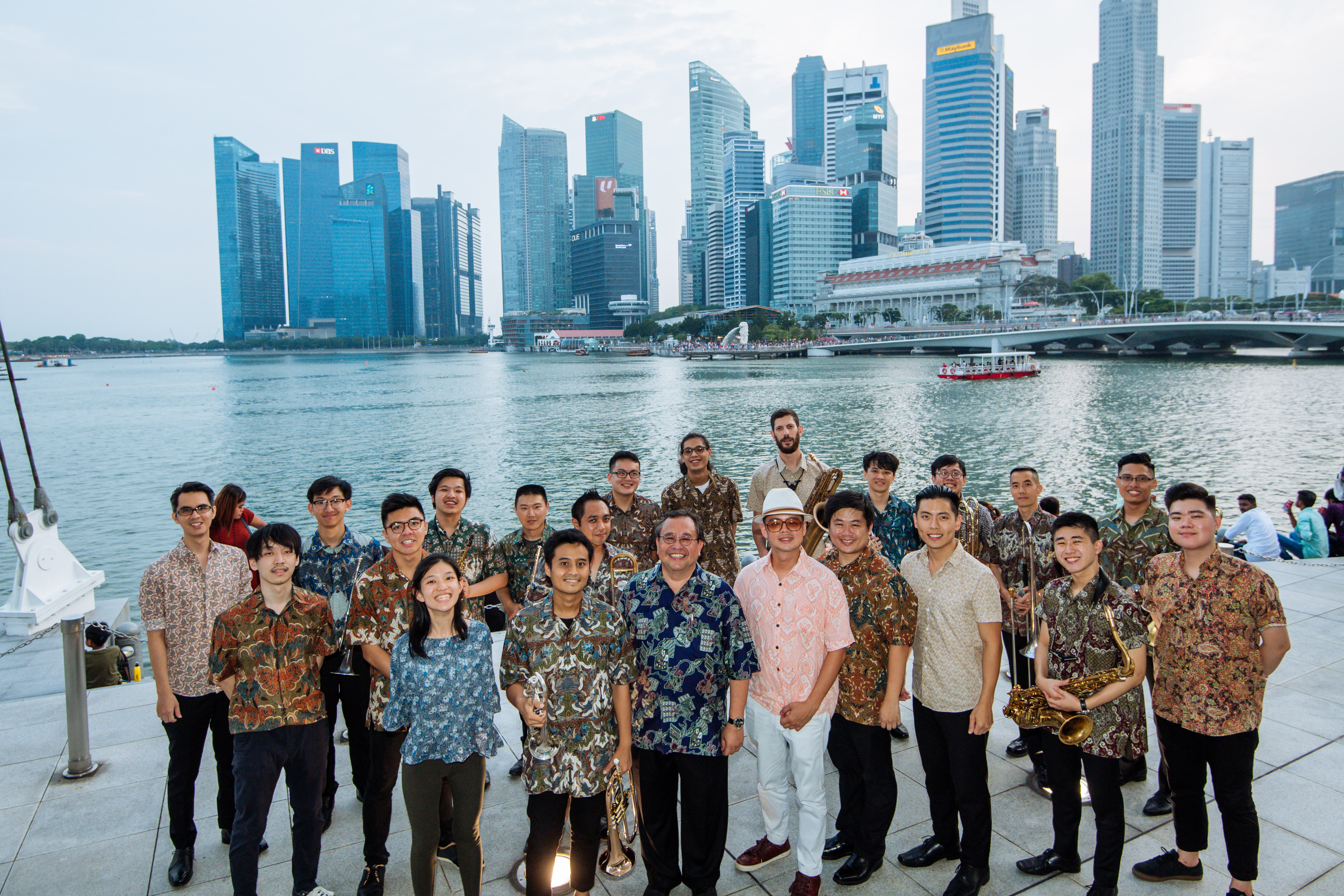 Jazz Association Singapore Youth Orchestra performing