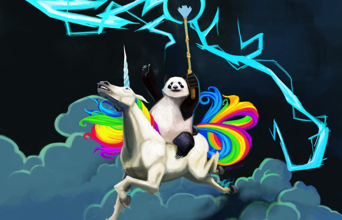 Panda Poles Magic Ski Wands