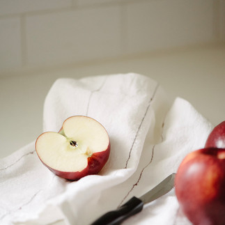 Cutting cosmic crisp apples