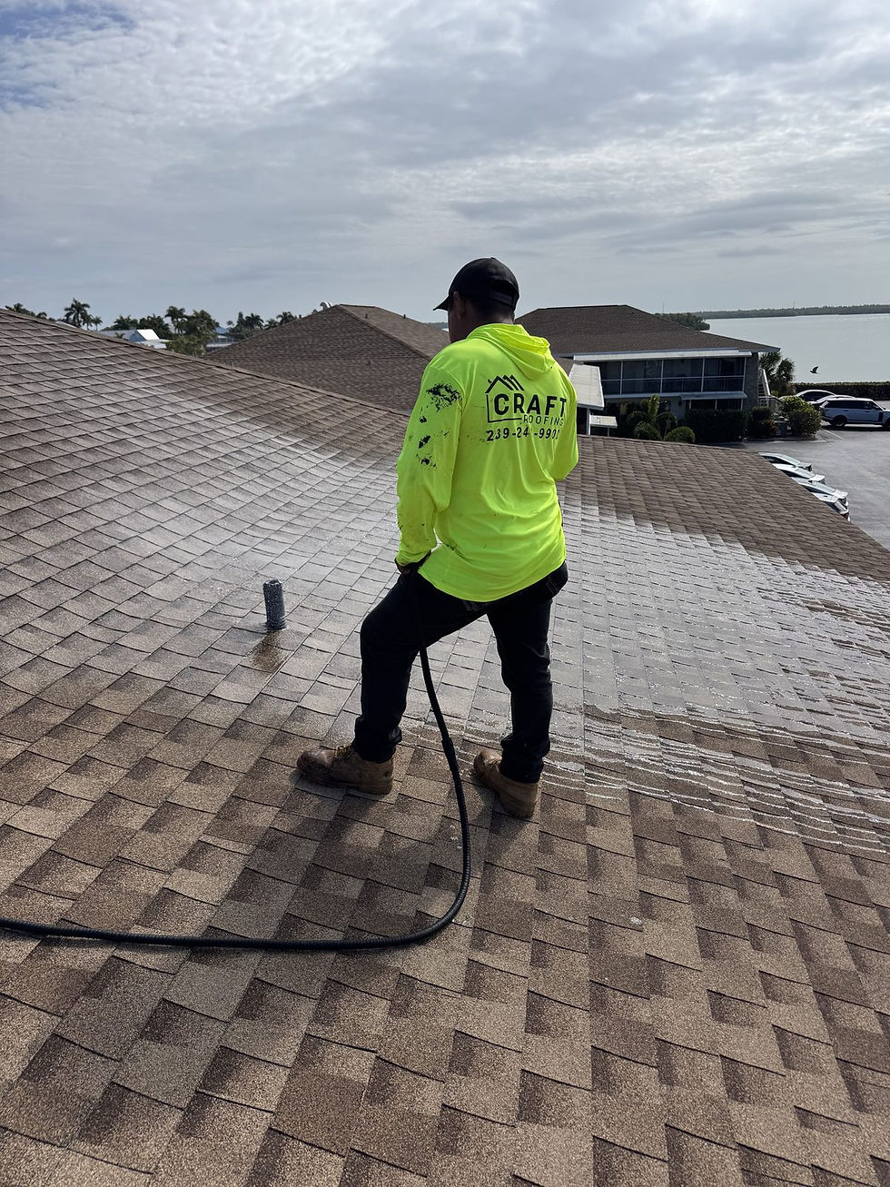 Roof leak water testing repair detail in Naples, FL — Craft Roofing | How Do Roofers Find the Source of a Roof Leak?