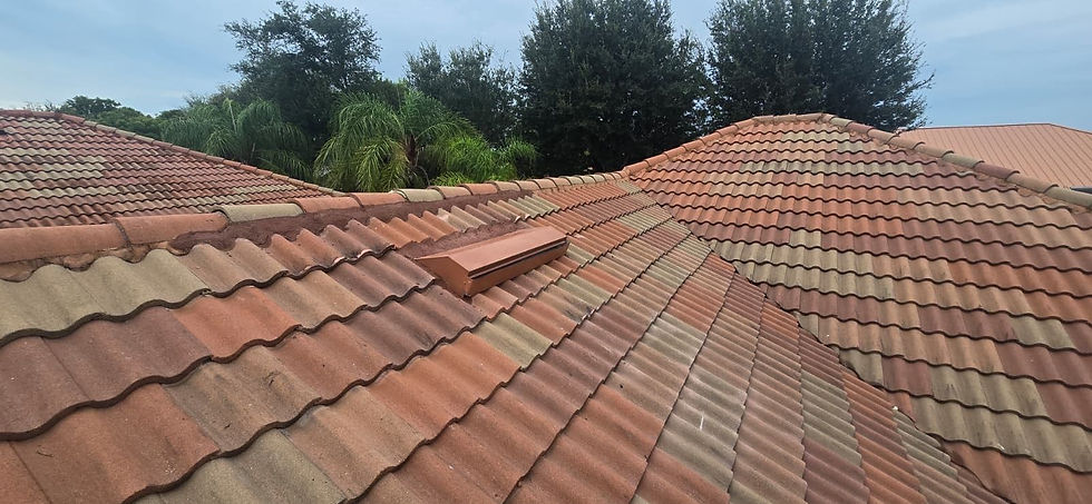 Off ridge vent repair roof detail photo in Naples, FL — Craft Roofing | What Are the Most Common Causes of Roof Leaks in Naples, Florida?