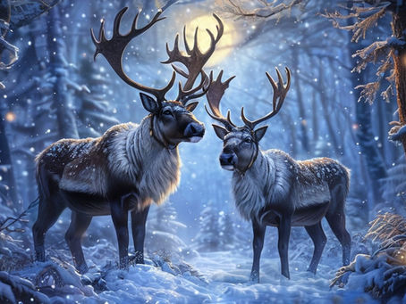 Donner and Blitzen, the unsung heroes of Santa's team
