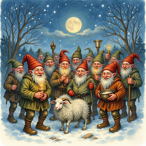 The Thirteen Yule Lads, coming to spoil your Christmas cheer.