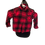 Thumbnail: Upcycled Flannel is Christmas Healthtex Red and Black Plaid Kids Shirt