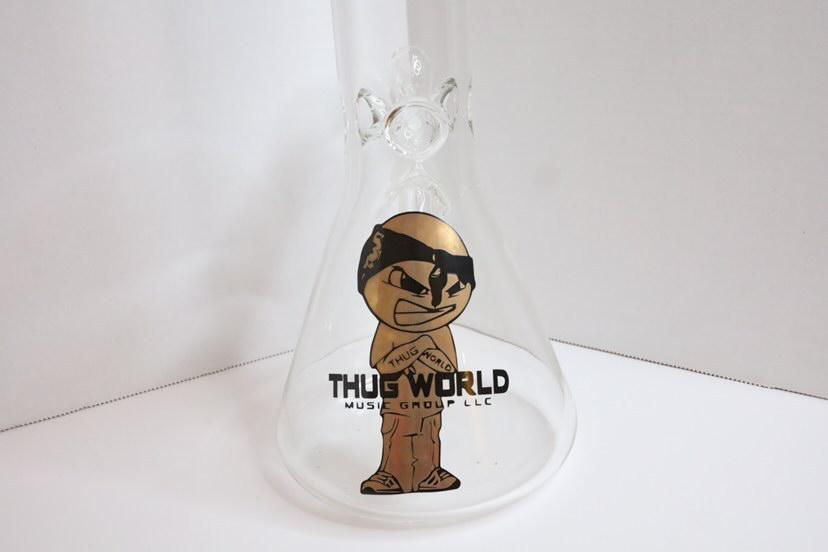 Thumbnail: 18"  Gold/Black "SPICE-1" Bong