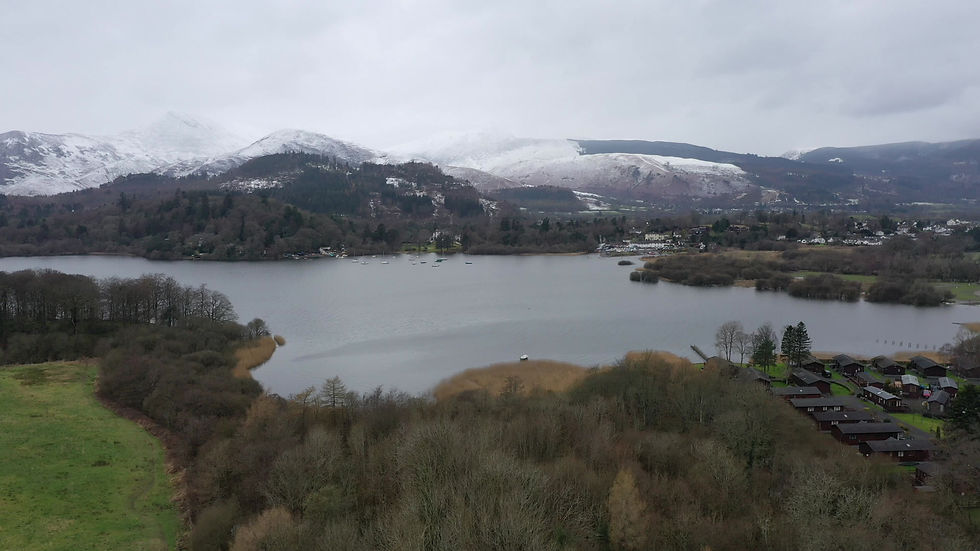Thumbnail: Lake District UK Snow Capped Hills 1