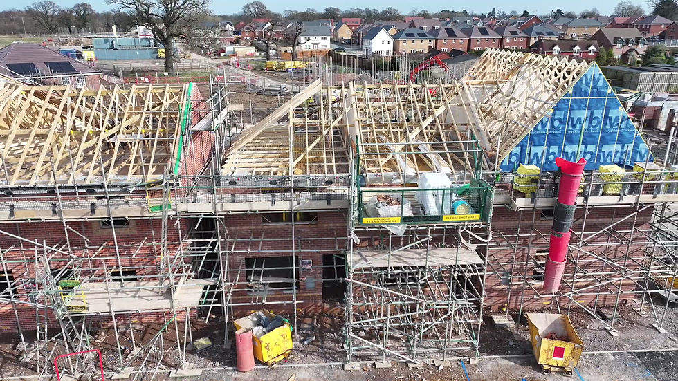 Thumbnail: Aerial - Drone UK Building Site