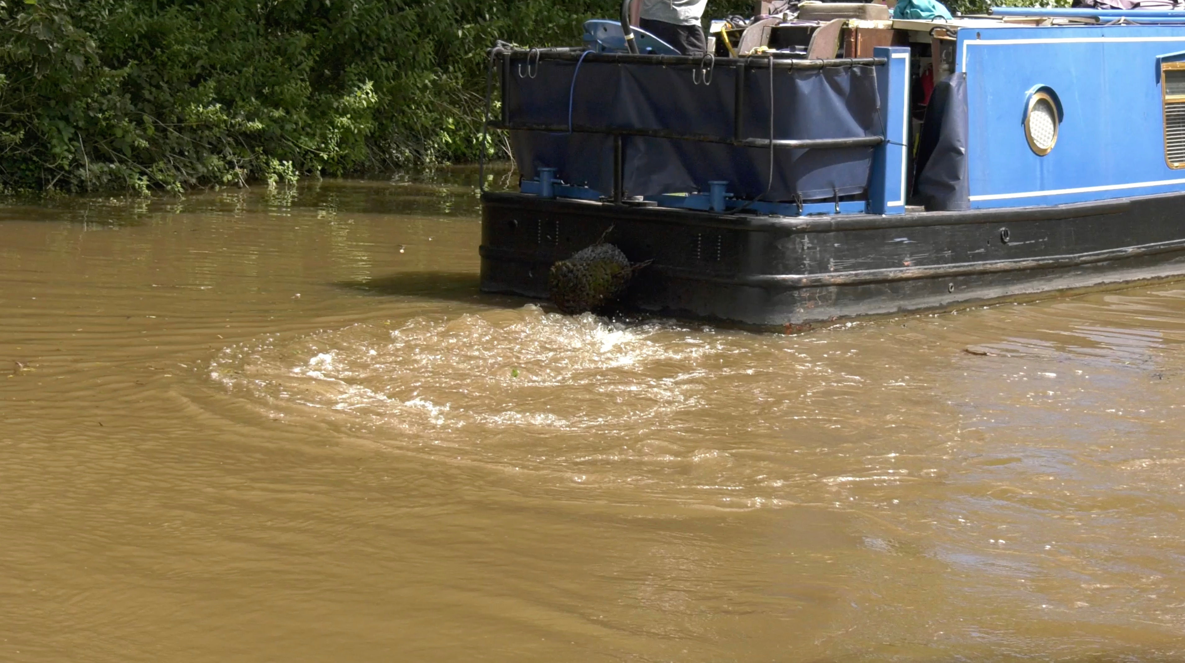 Narrow Boat Prop & Water
