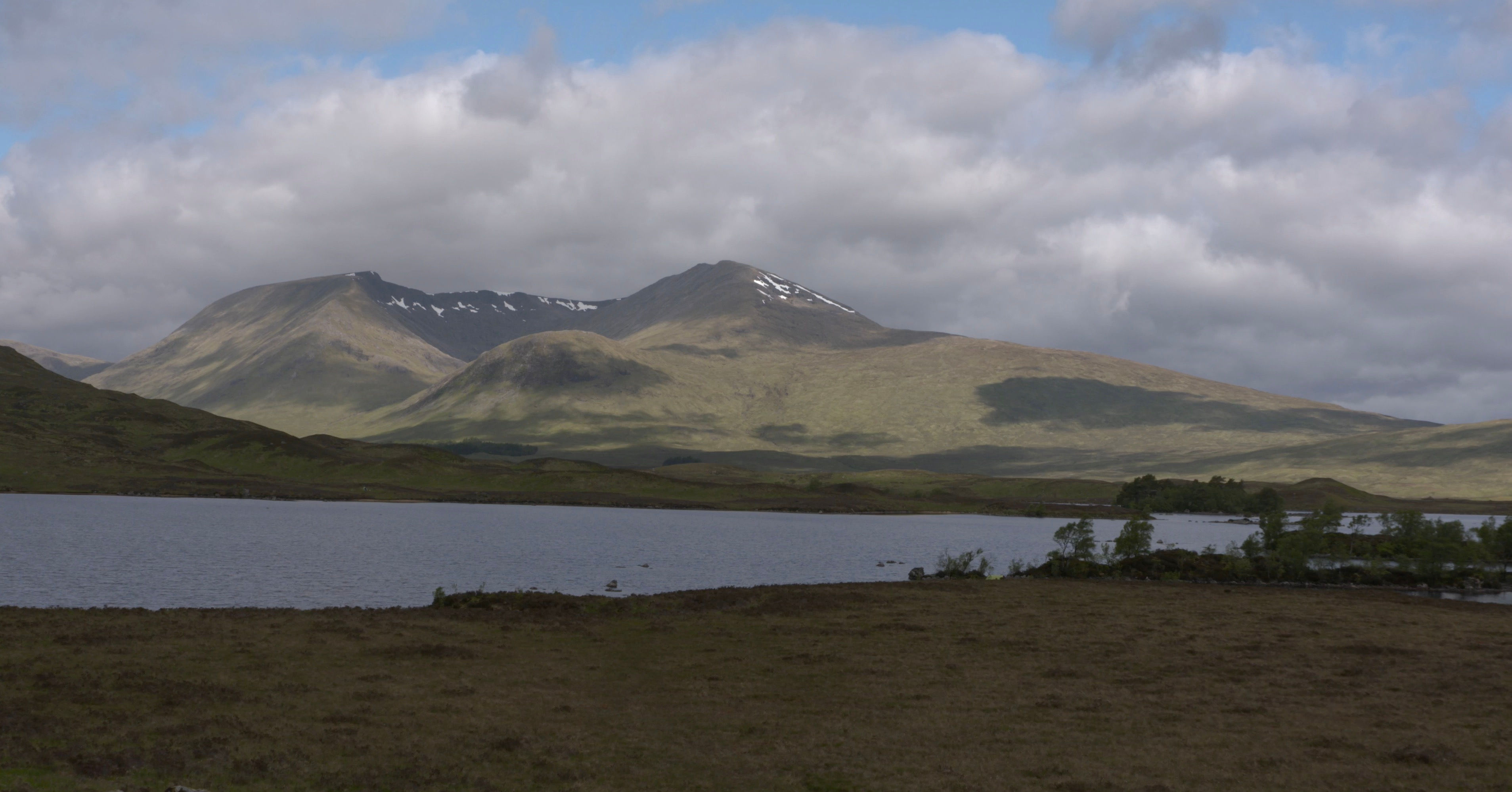 Snow Remnants - Lake - Cloudy Sky