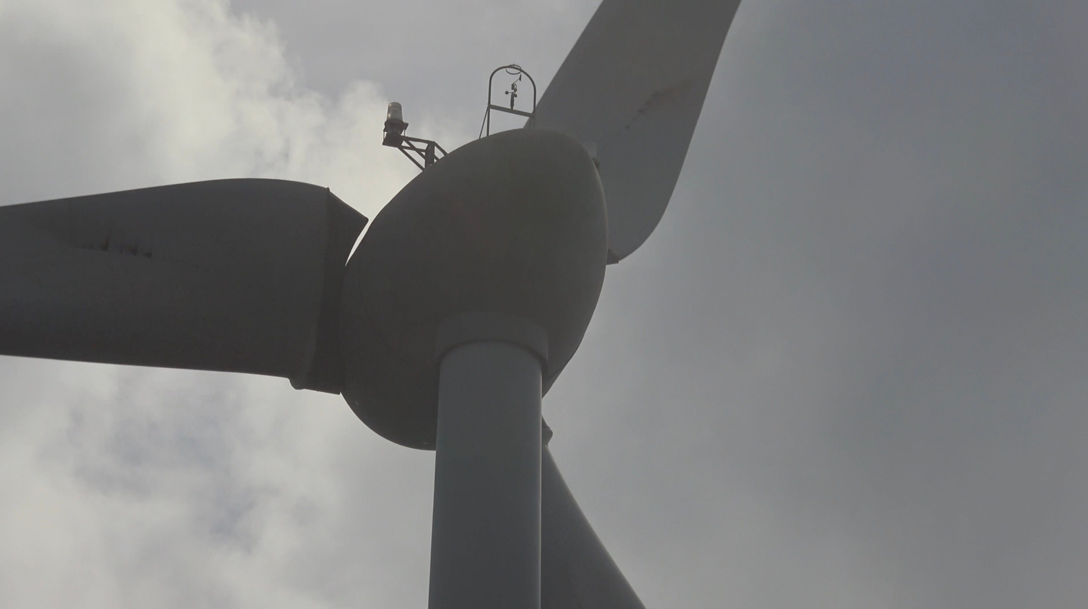 Wind Turbine Close View