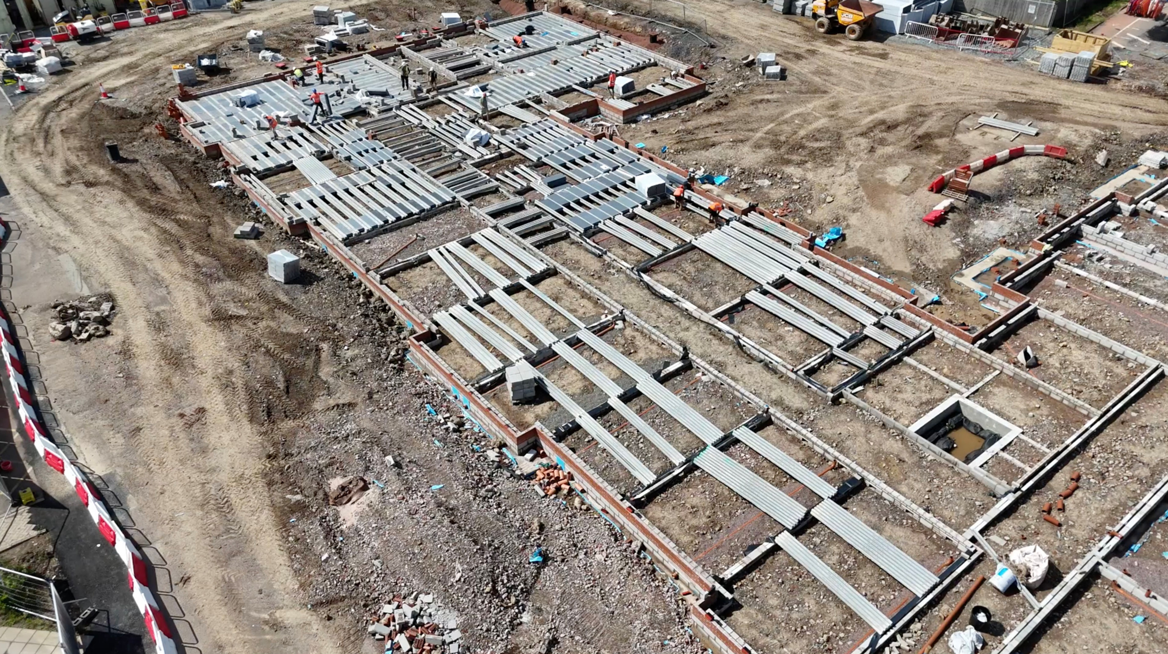 Construction - Workmen on Building Site 2