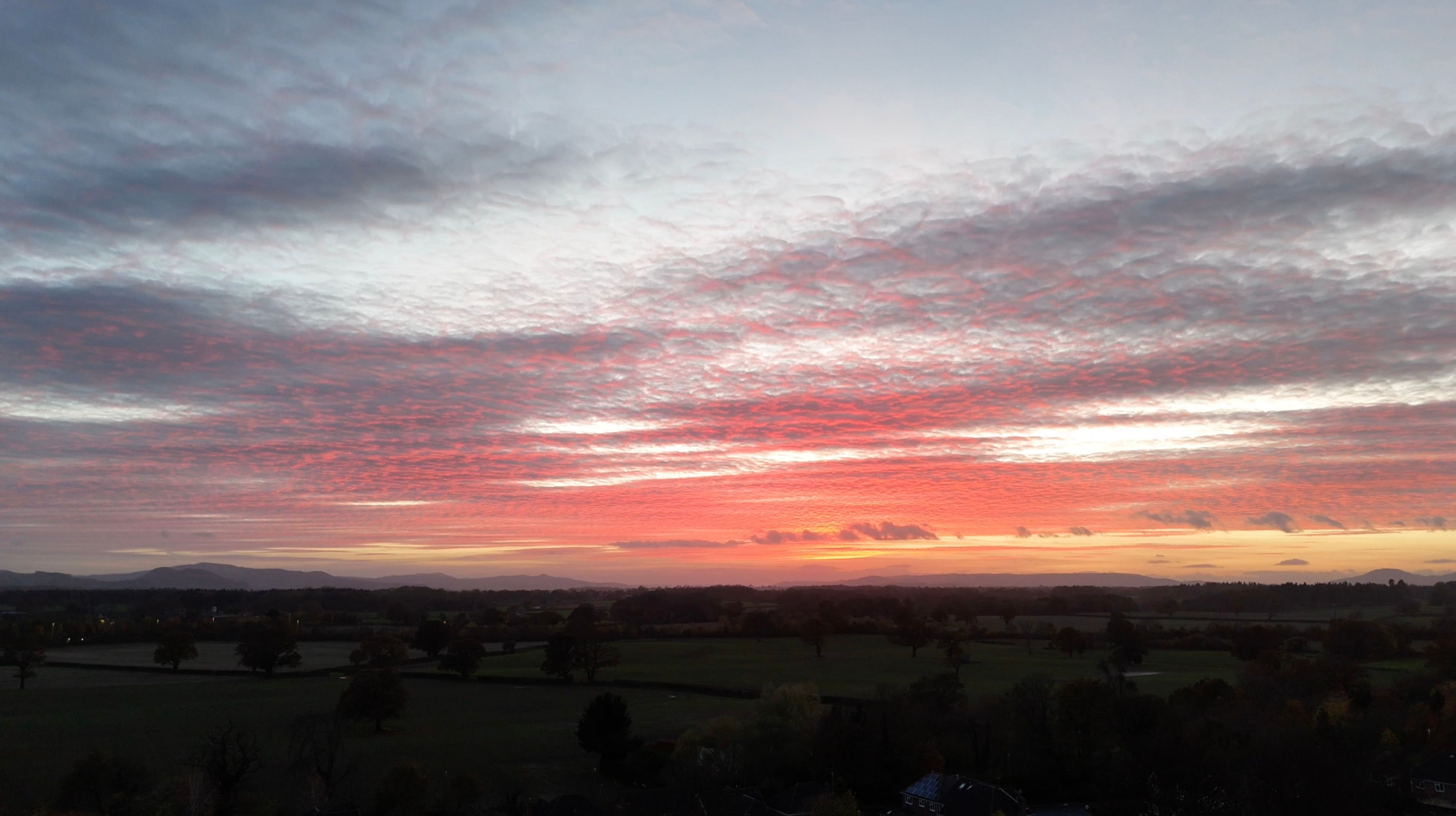 Sunset over Shropshire Hills 1
