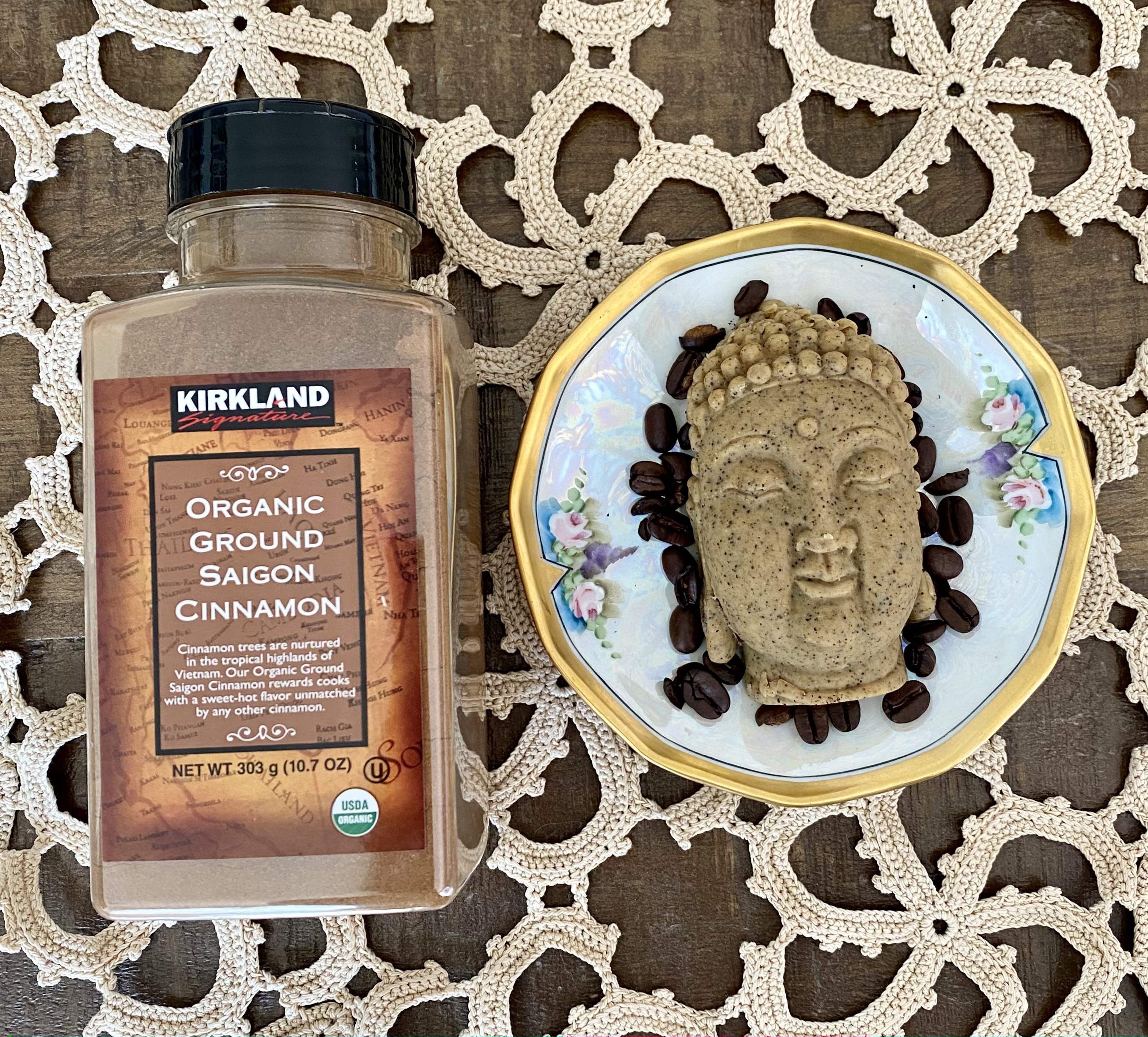 Buddha Coffee, Milk, Cinnamon & Honey Soap