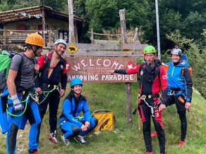 Unser Heli-Canyoning Abenteuer im Lodrino Sommer 2024