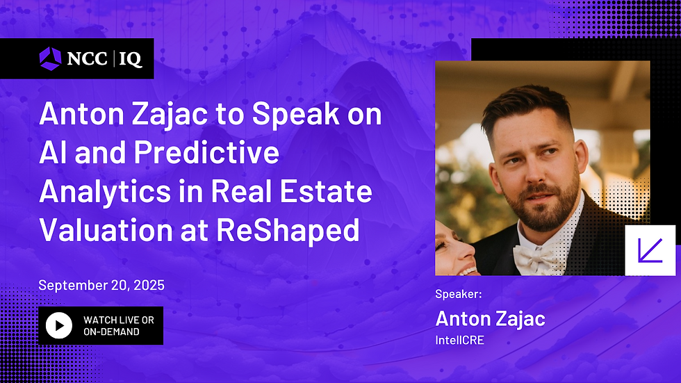 Anton Zajac to Speak on AI and Predictive Analytics in Real Estate Valuation at ReShaped