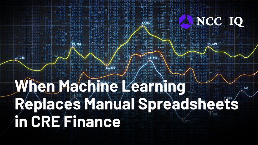 When Machine Learning Replaces Manual Spreadsheets in CRE Finance