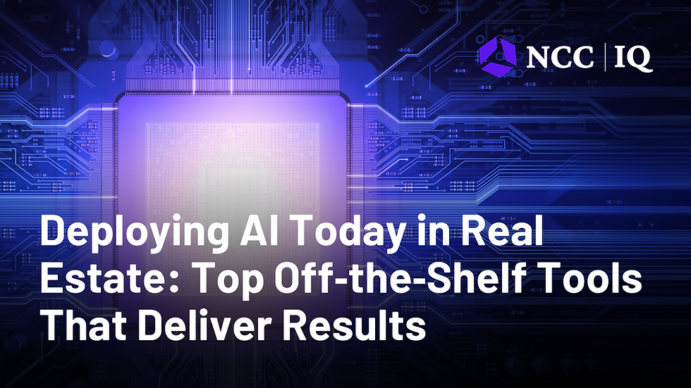 Deploying AI Today in Real Estate: Top Off‑the‑Shelf Tools That Deliver Results