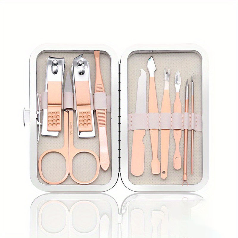 Thumbnail: 7/10/12/15/18 In 1 Professional  Steel Nail Clipper Pedicure&amp; Manicure Set
