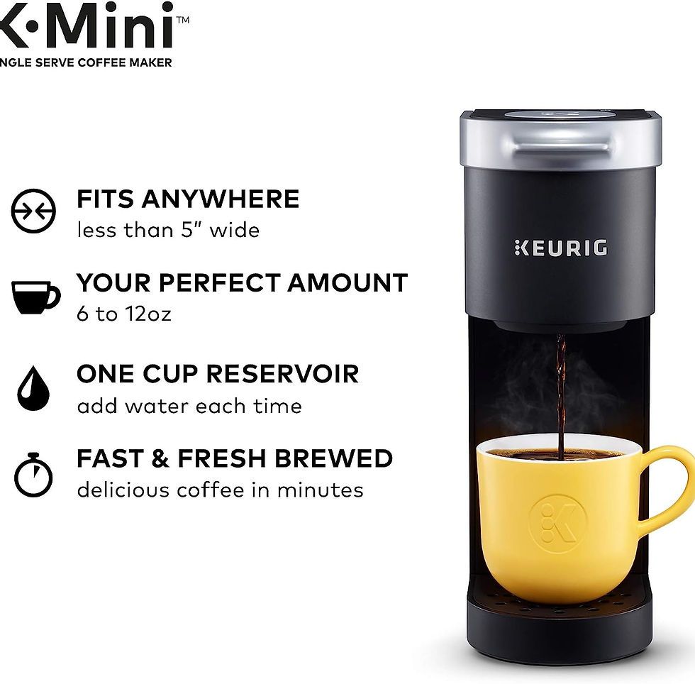 Thumbnail: Keurig K-Mini Single Serve Coffee Maker, Black &amp; Brewer Maintenance Kit, In