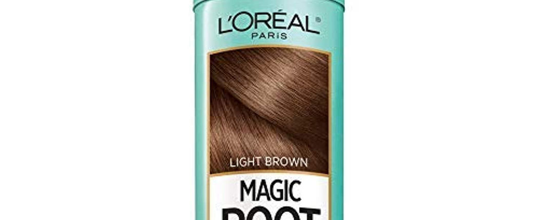 L'Oreal Paris Magic Root Cover Up Gray Concealer Spray Light Brown 2 oz.(Packag