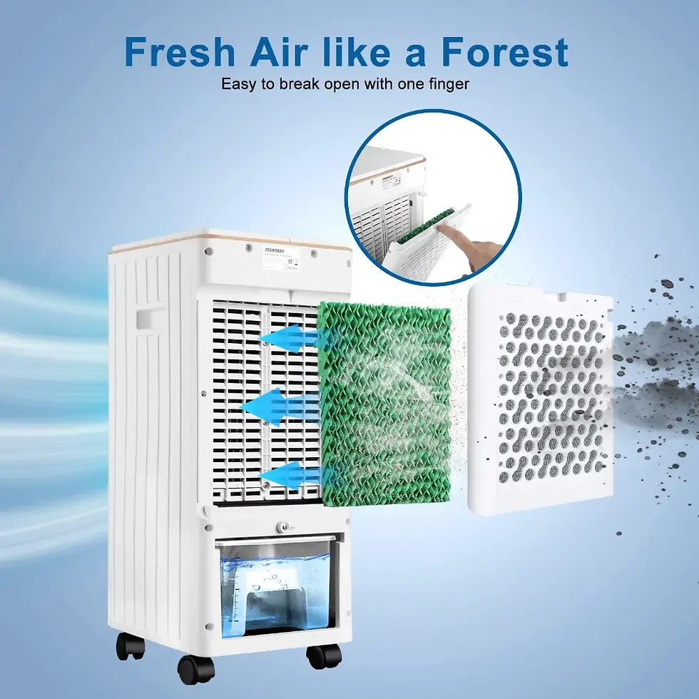 Thumbnail: 3-IN-1 Evaporative Air Cooler Portable Fan Cooling