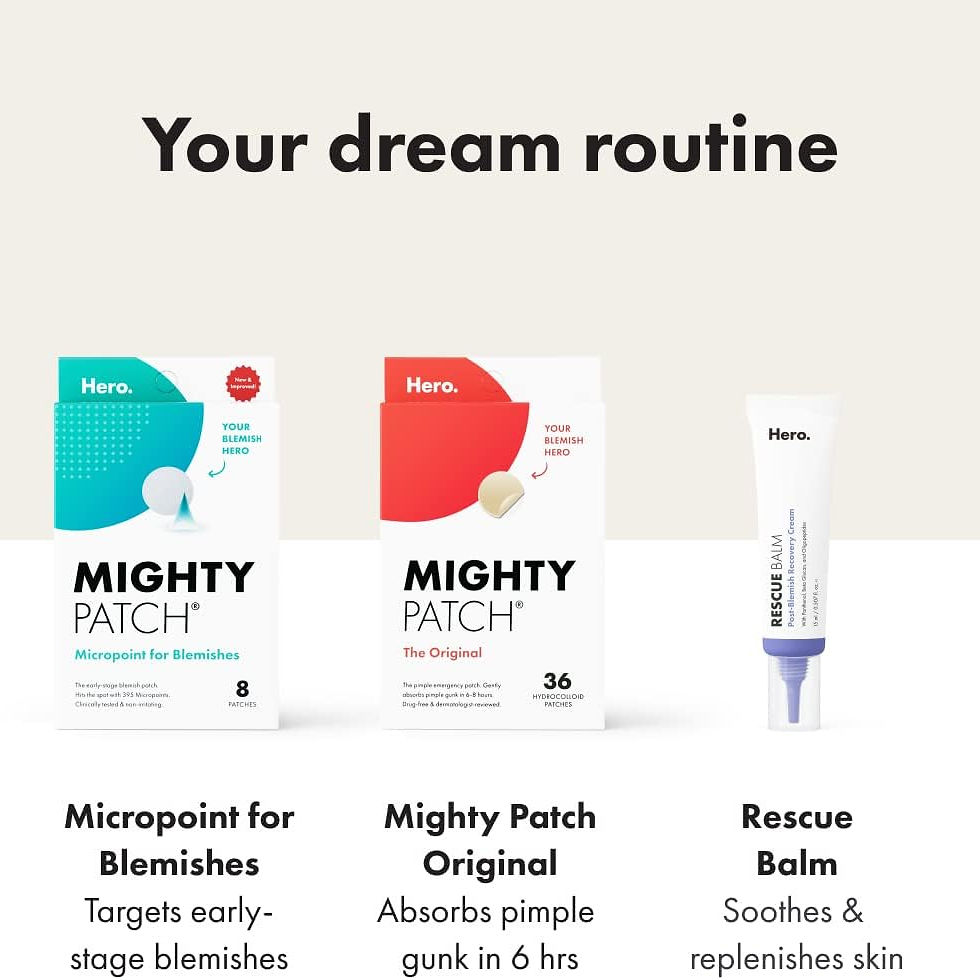 Thumbnail: Mighty Patch Original from Hero Cosmetics - Hydrocolloid Acne Pimple Patch for