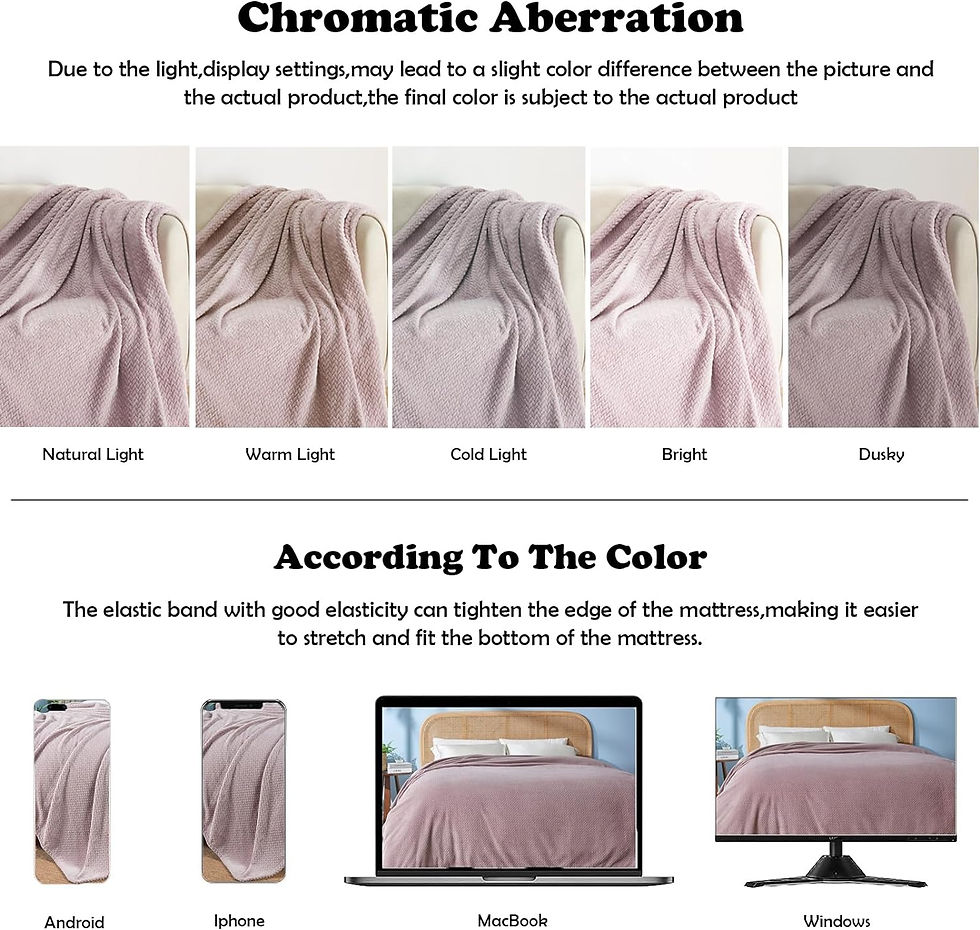 Thumbnail: NEWCOSPLAY Super Soft Throw Blanket Light Purple Premium Silky Flannel Fleece L