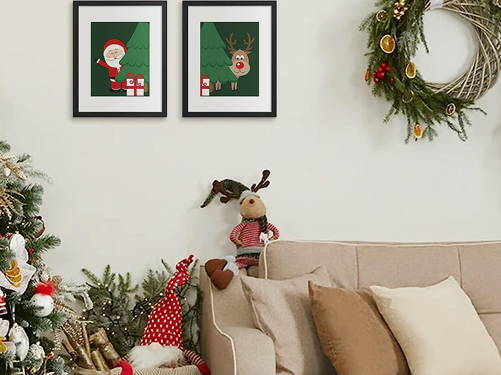 Thumbnail: upsimples 11x14 Picture Frame Set of 5, Display Pictures 8x10 with Mat or 11x14
