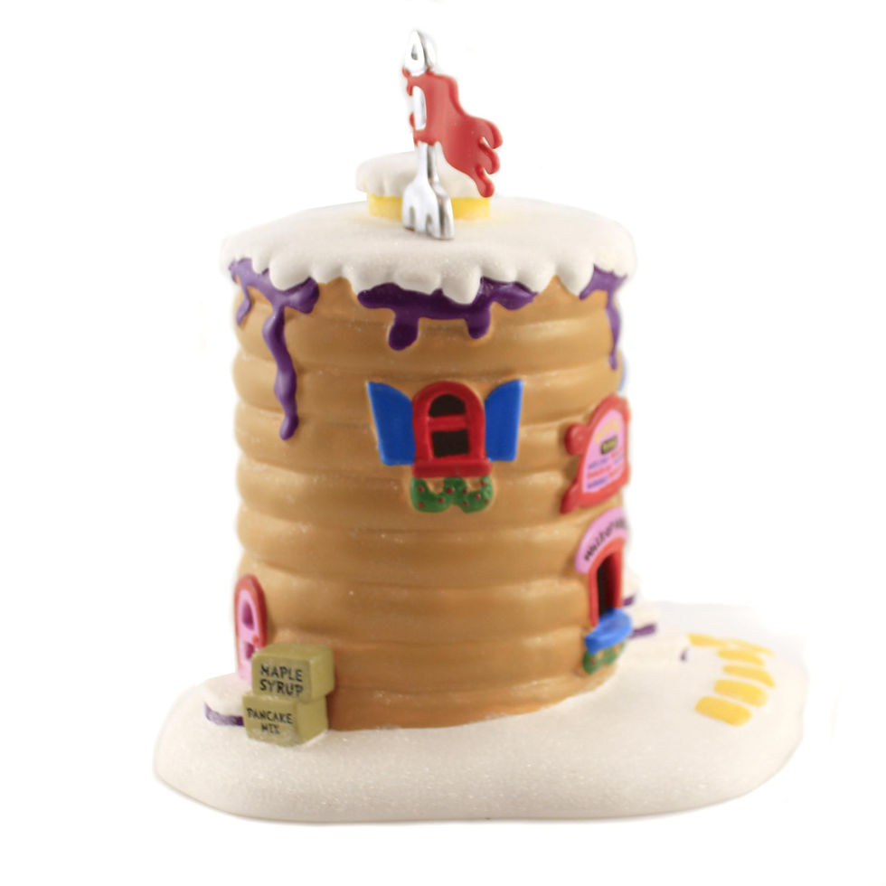 Thumbnail: Grinch Villages Who-Ville Pancake House Figurine #6001205