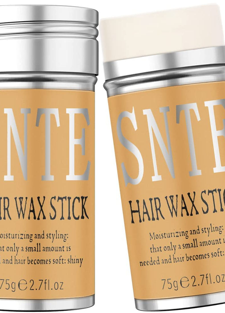 Samnyte Hair Wax Stick, 2PCS x 2.7 Oz Wax Stick for Hair Wigs Edge Control Slic