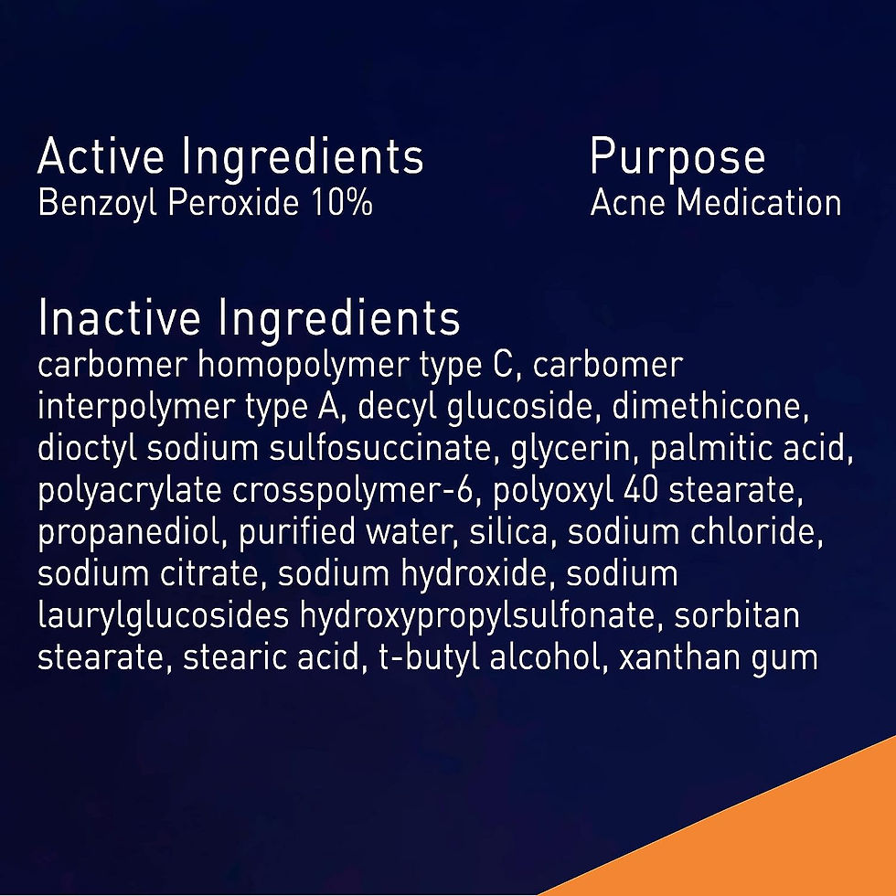 Thumbnail: PanOxyl Acne Foaming Wash Benzoyl Peroxide 10% Maximum Strength Antimicrobial,