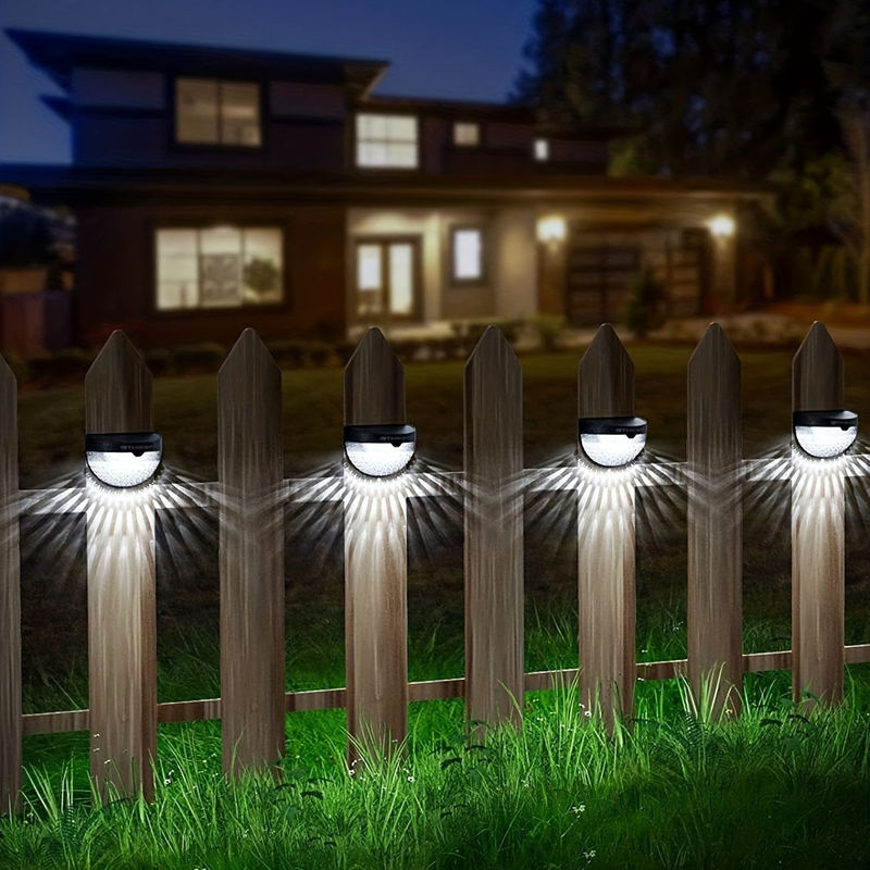 Thumbnail: 4packs Solar Fence Lights Solar Deck Lights Solar Wall Lights Solar Powered Wal