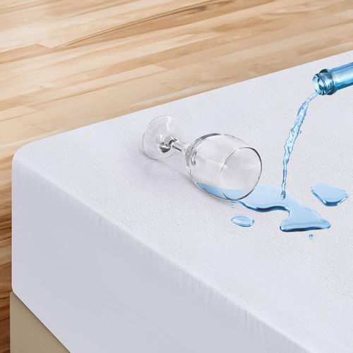 Thumbnail: Utopia Bedding Waterproof Mattress Protector Twin Size, Premium Terry Mattress
