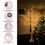 Thumbnail: 4/5/6 Feet Pre-Lit Christmas Tree with Lights, SEGMART 3 Piece LED Birch Christ
