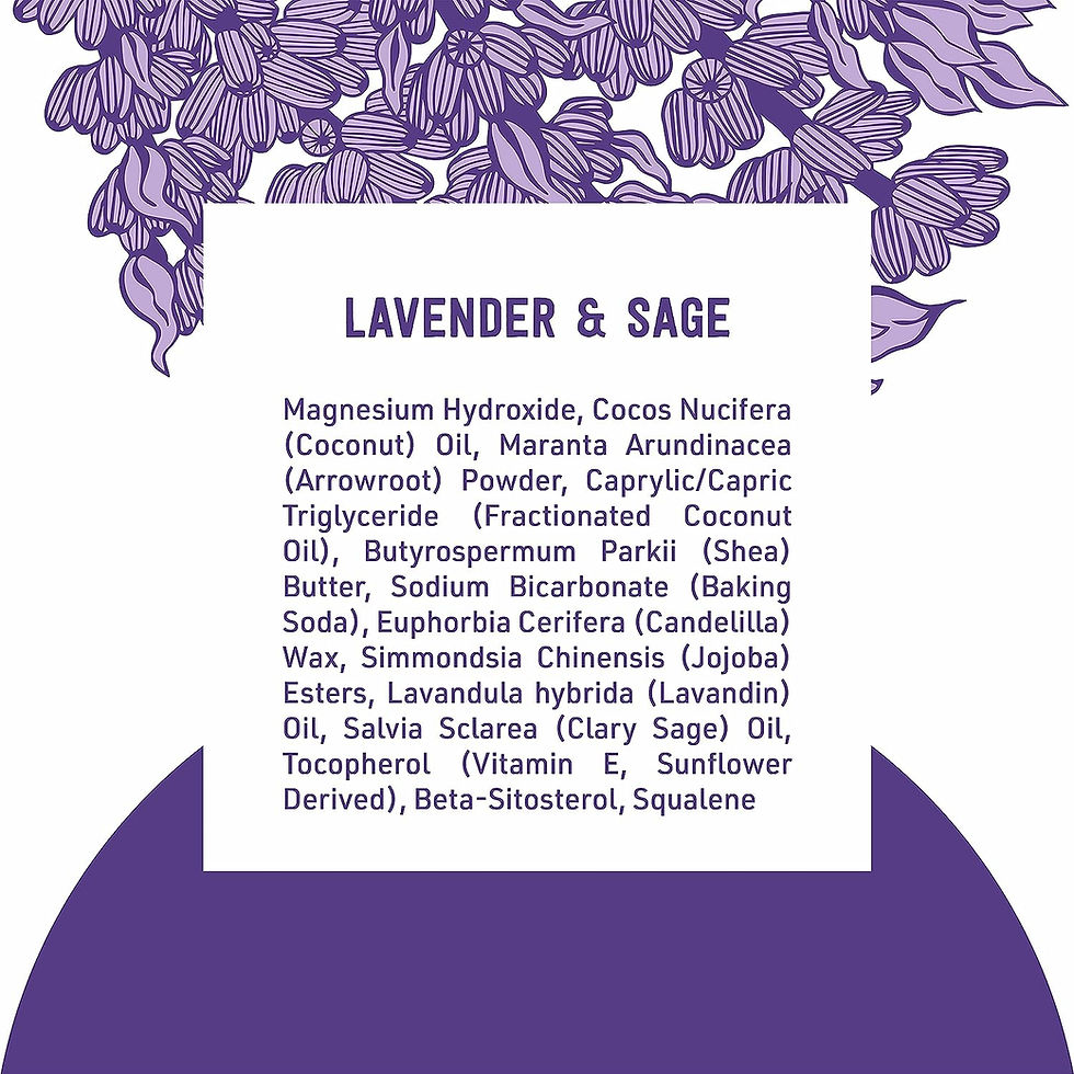 Thumbnail: Schmidt's Aluminum Free Natural Deodorant for Women and Men, Lavender and Sage
