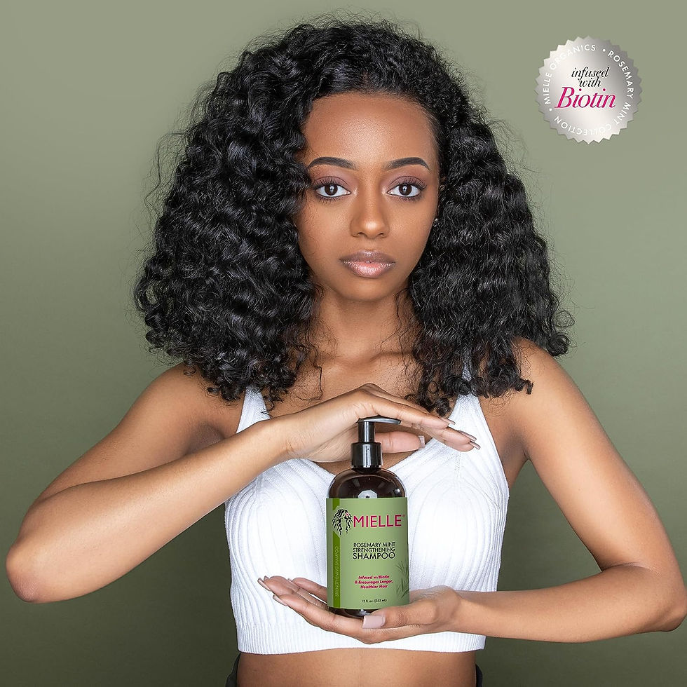 Thumbnail: Mielle Organics Rosemary Mint Strengthening Shampoo Infused with Biotin, Cleans