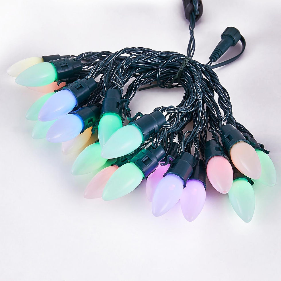 Thumbnail: Home Heritage 7' Cascade  Pine Tree w/ Twinkly App Controlled RGB Lights
