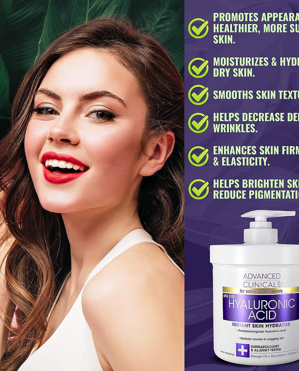 Thumbnail: Advanced Clinicals Retinol Cream + Hyaluronic Acid Body Lotion &amp; Face Moist