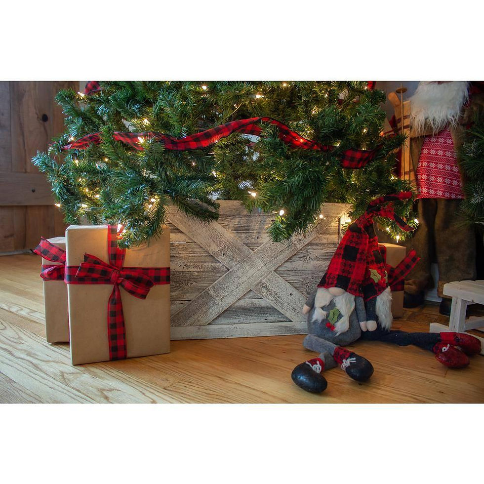 Thumbnail: Farmhouse Deluxe 27 in. W x 14.5 in. H, 37 in. Dia, White Wash Decorative Chris