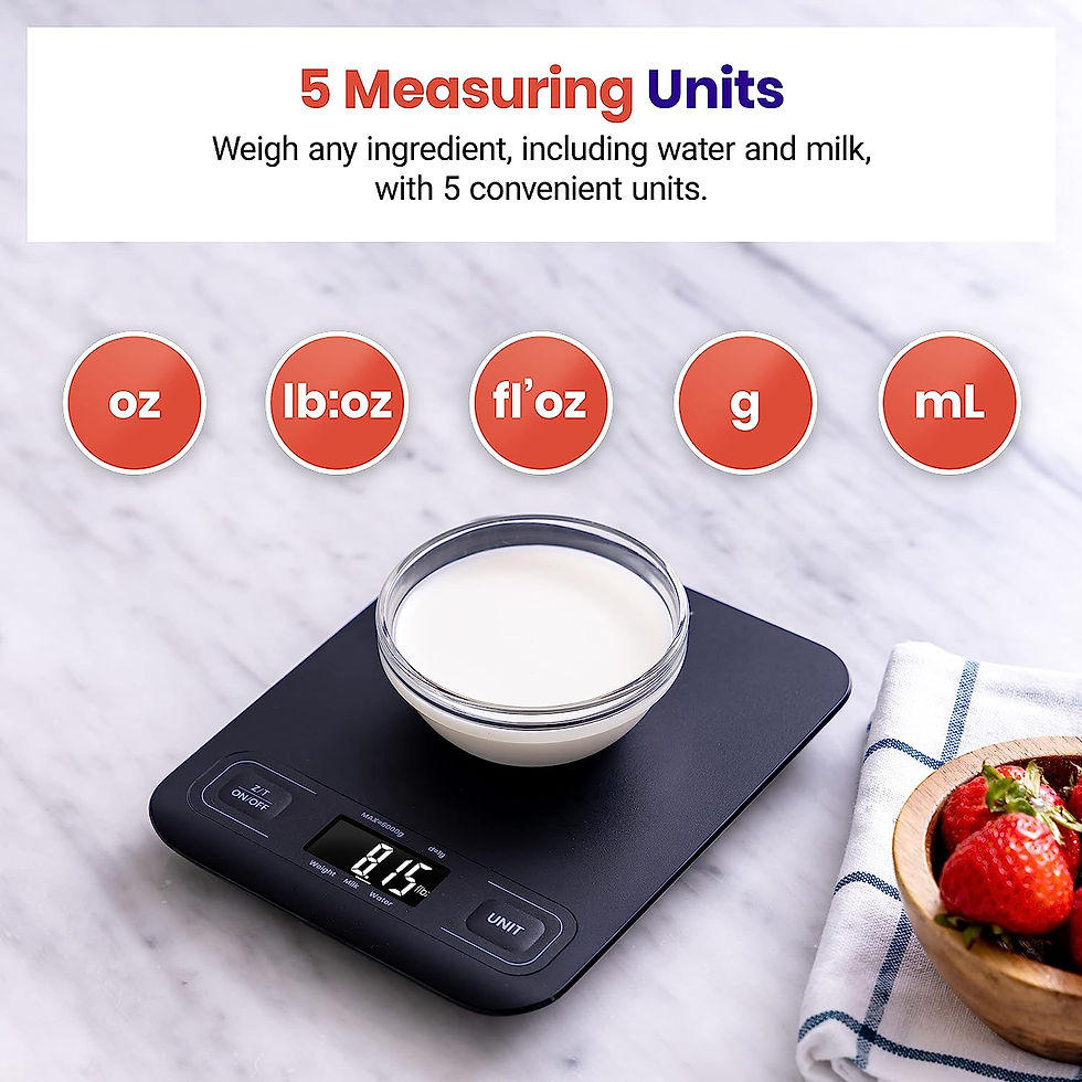 Thumbnail: Etekcity Food Kitchen Scale, Digital Grams and Ounces for Weight Loss, Baking,