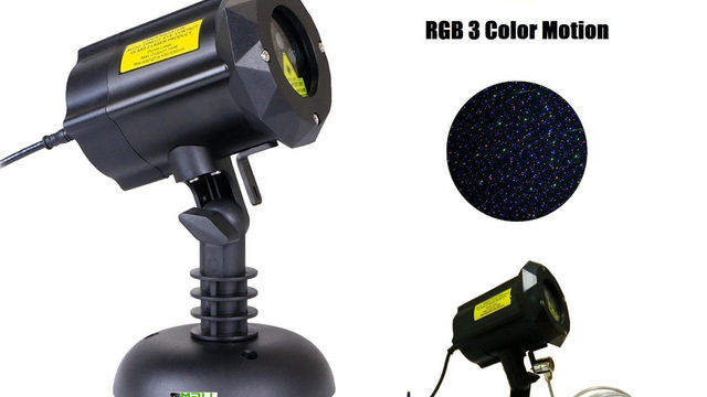 Thumbnail: LedMall Moving Firefly Garden Laser Multi-color LED Projector Lights Holiday Li