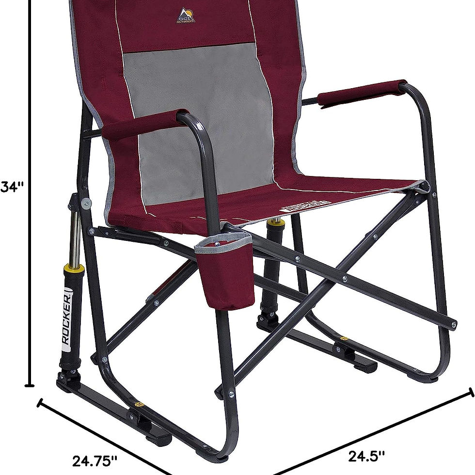 Thumbnail: GCI Outdoor Freestyle Rocker Portable Rocking Chair &amp; Outdoor Camping Chair