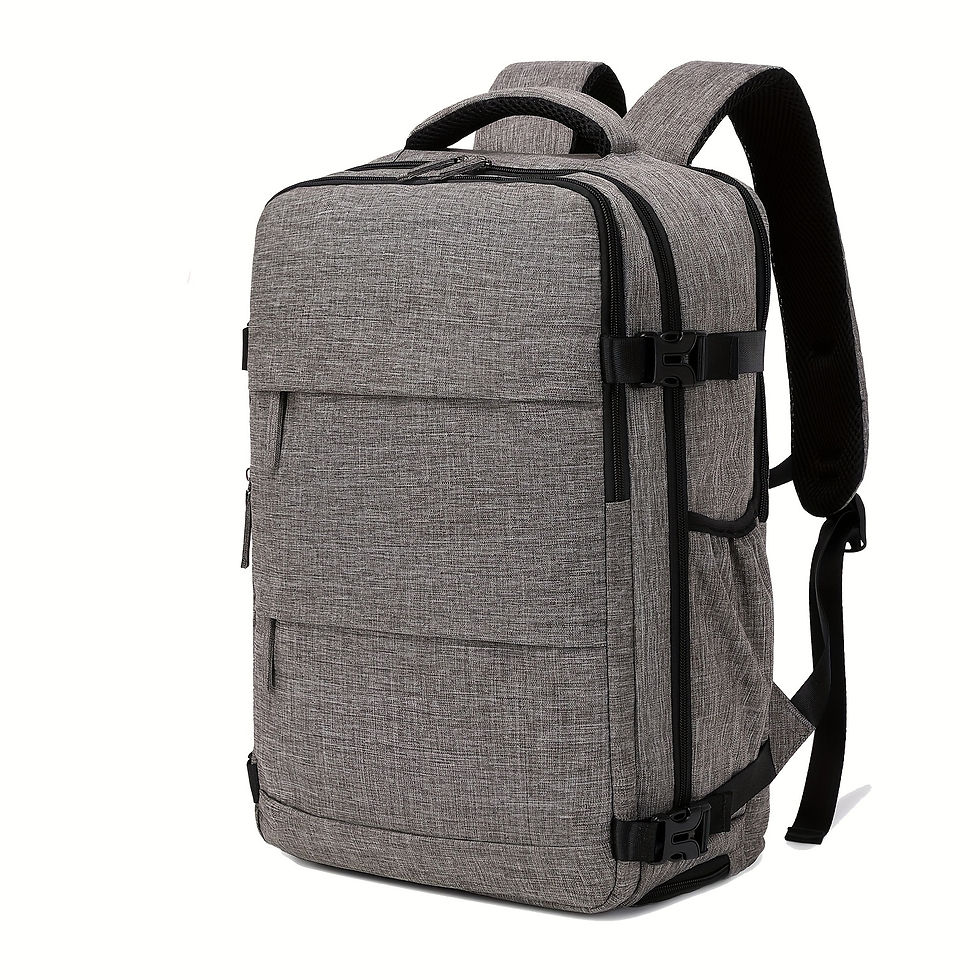 Thumbnail: LarCapacity Travel Backpack With Shoe Compartment, Dacron Lightweight Laptop Da