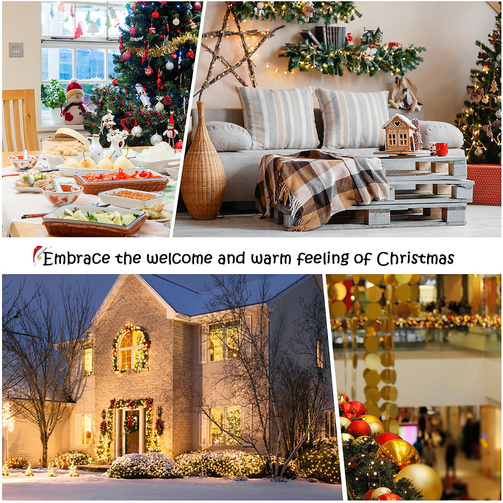 Thumbnail: Costway 7 ft Snow Flocked Artificial Christmas Hinged Tree w/ Pine Needles &amp